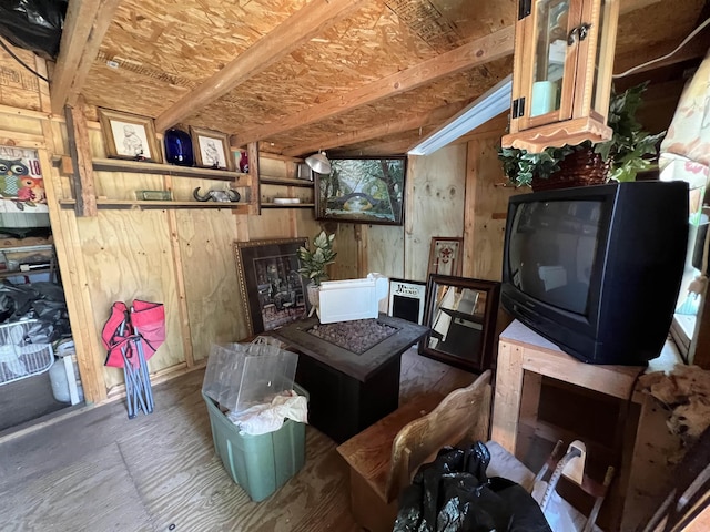 view of storage room