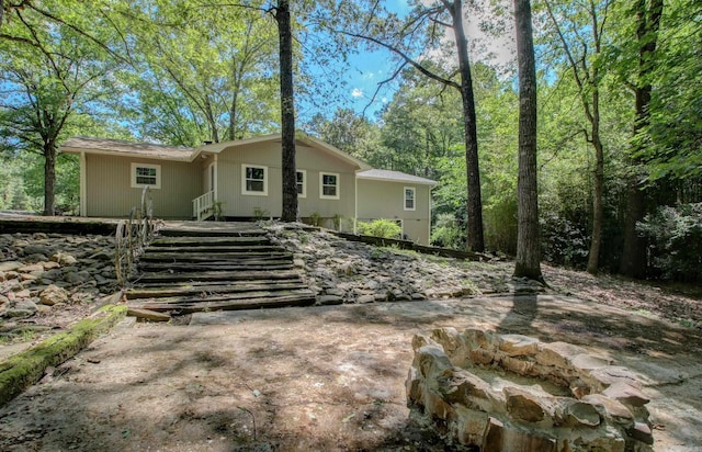 view of rear view of house