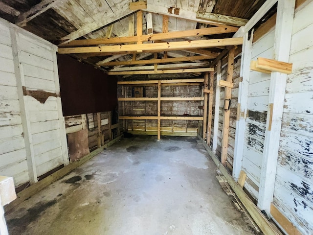 view of storage room