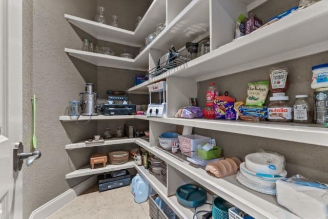 view of pantry