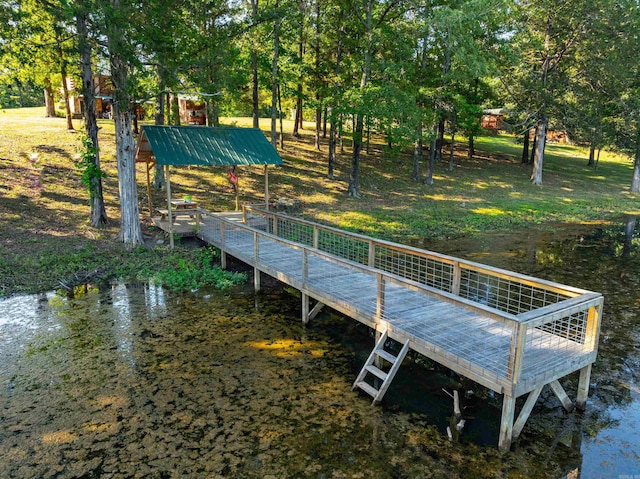 view of home's community featuring a water view