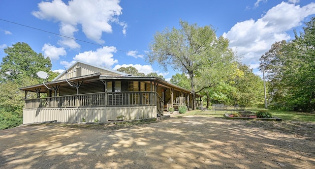 view of side of property