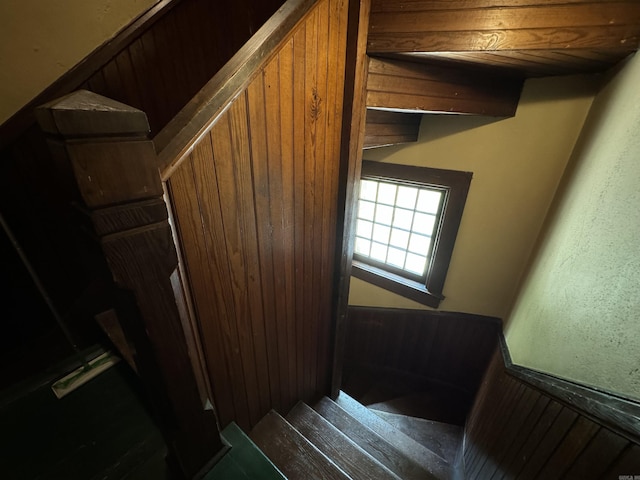 view of staircase