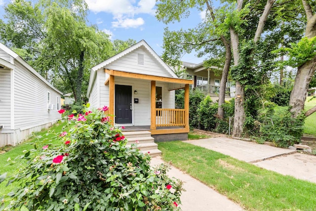 bungalow with covered porch