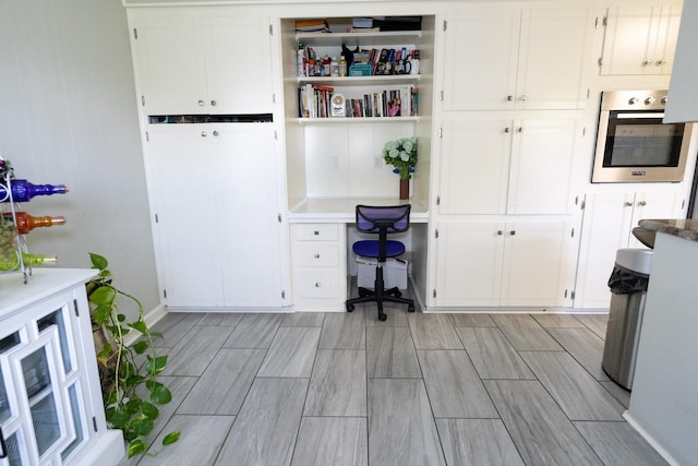 office featuring light hardwood / wood-style flooring