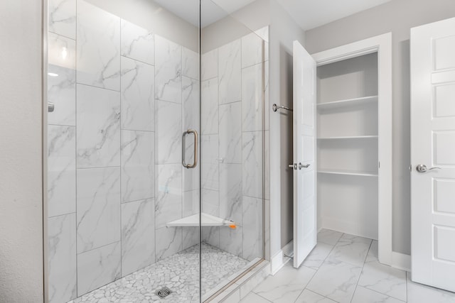 bathroom with walk in shower