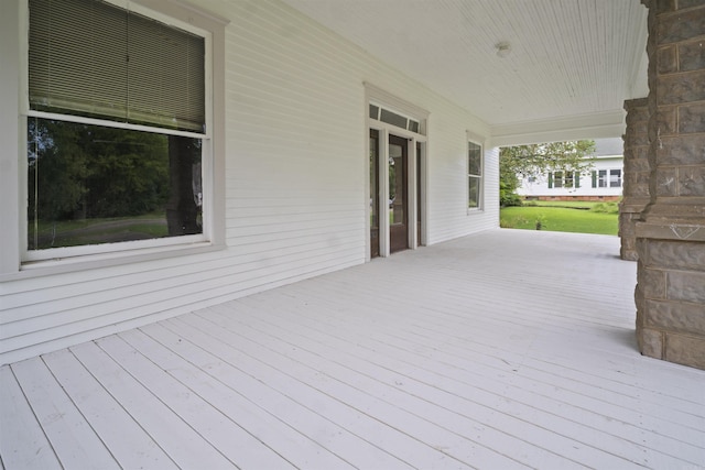 view of deck