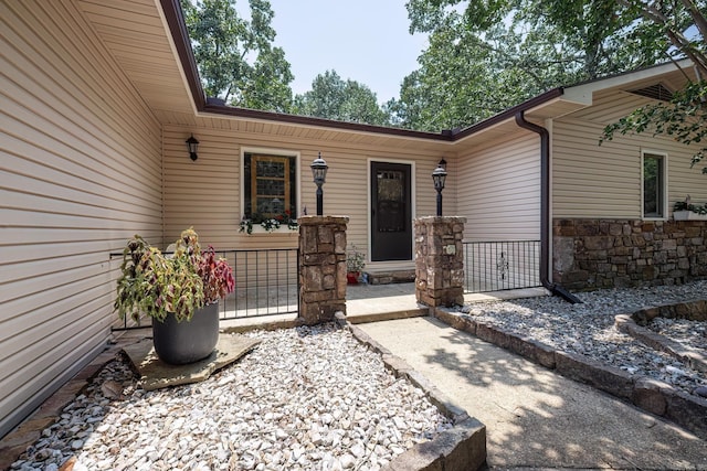 view of entrance to property