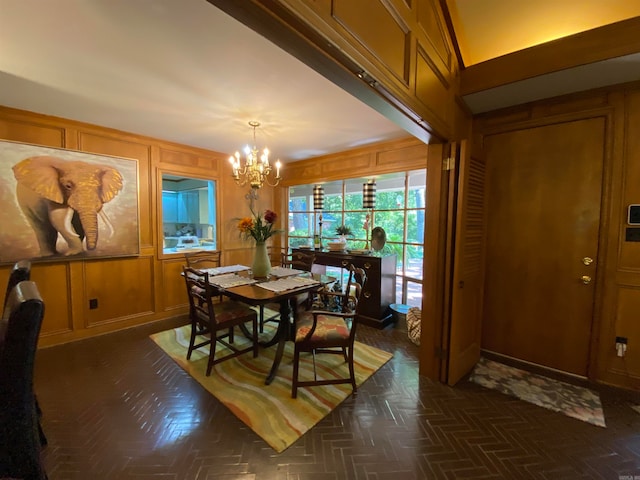 400 Neill Rd, Helena, AR 72342 - dining space featuring a notable chandelier