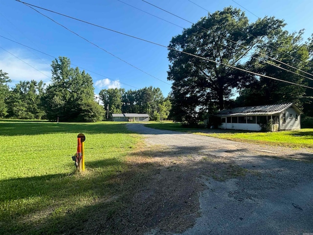 view of road