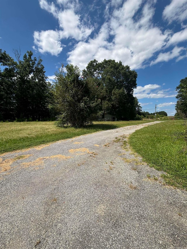 view of road