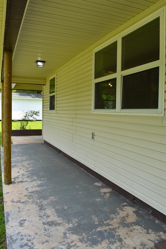 view of patio