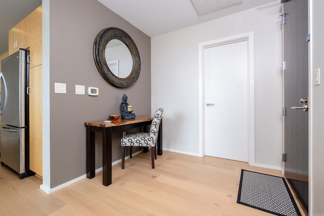 300 Third Unit 708, Little Rock, AR 72201 - home office featuring light wood-style flooring and baseboards