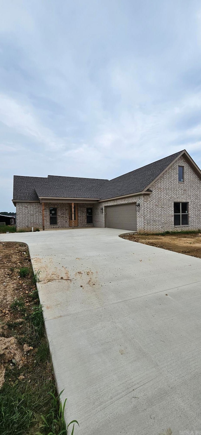 ranch-style house with a garage