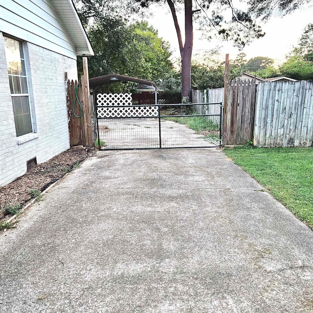 view of gate