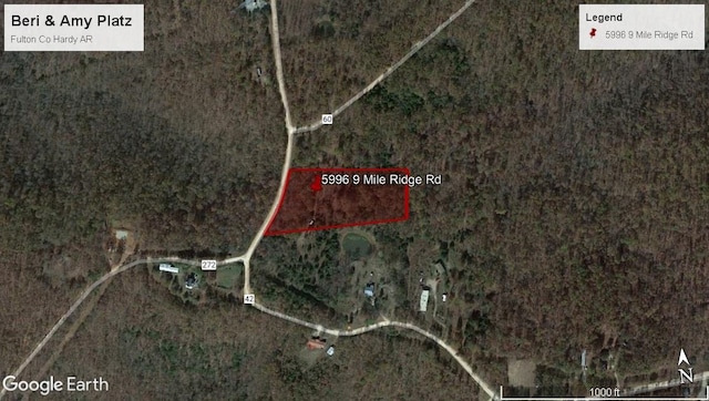 5996 9 Mile Ridge Rd, Hardy AR, 72542 land for sale