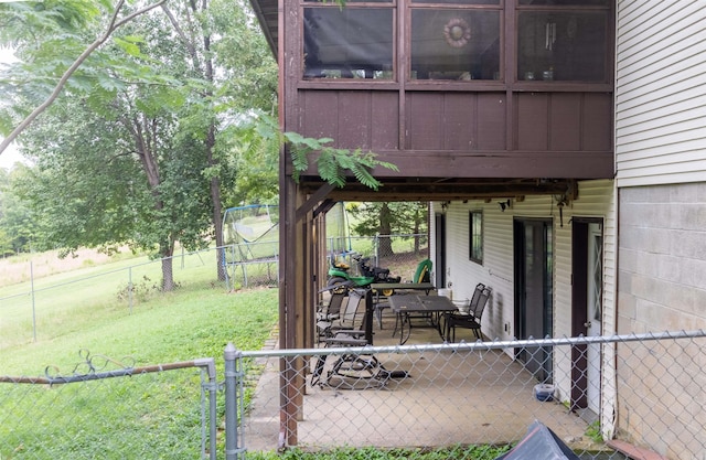 exterior space featuring a patio area