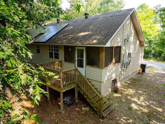 view of rear view of house