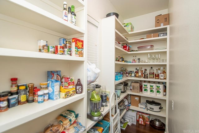 view of pantry