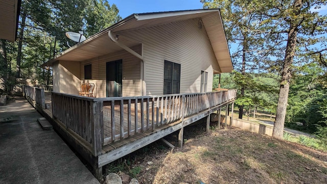 view of rear view of property