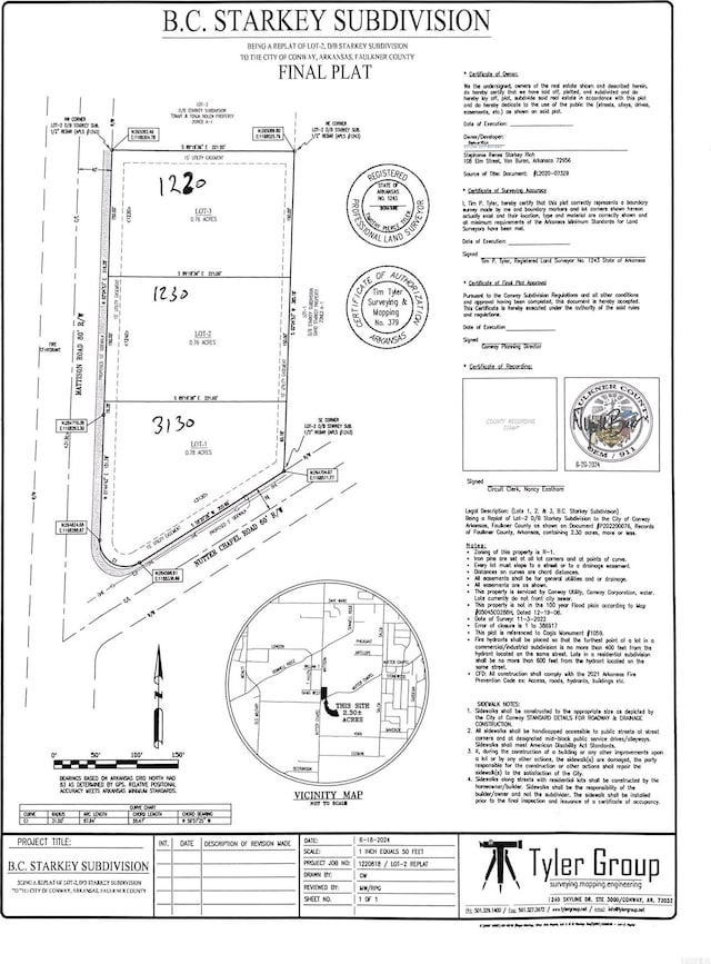 1220 Mattison, Conway AR, 72034 land for sale