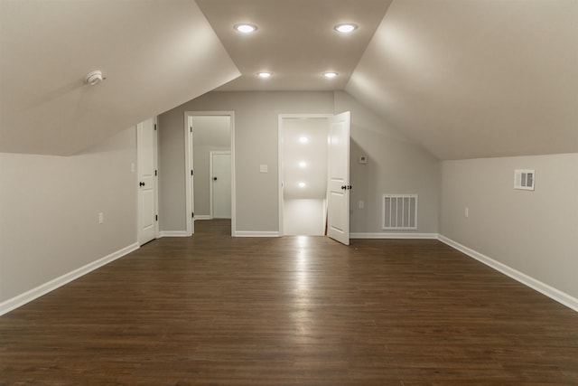 9 Jeremiah Cv, Heber Springs, AR 72543 - bonus room with dark wood-type flooring and vaulted ceiling
