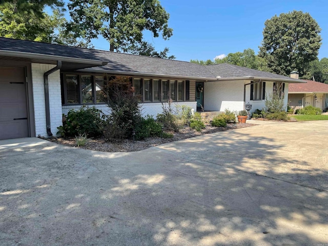 ranch-style house with a garage