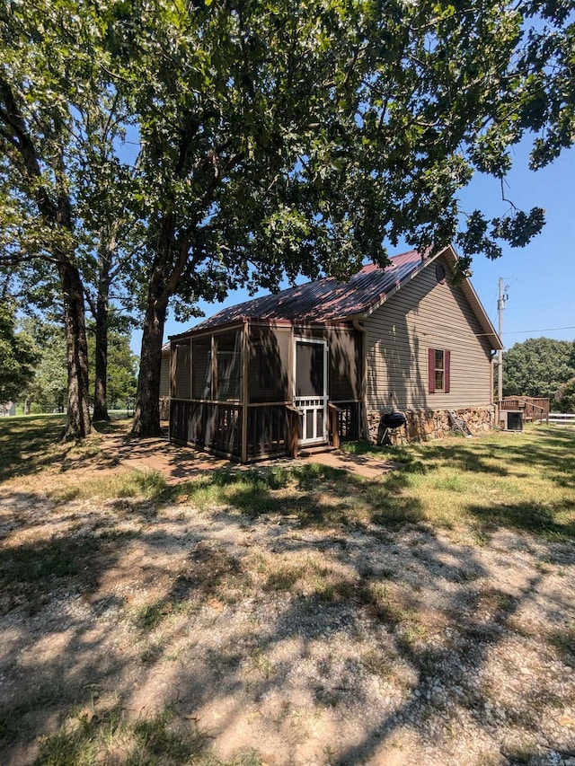 view of rear view of house