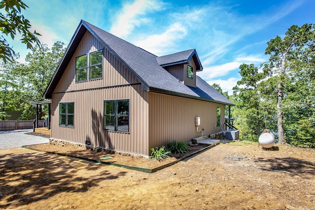 view of side of home