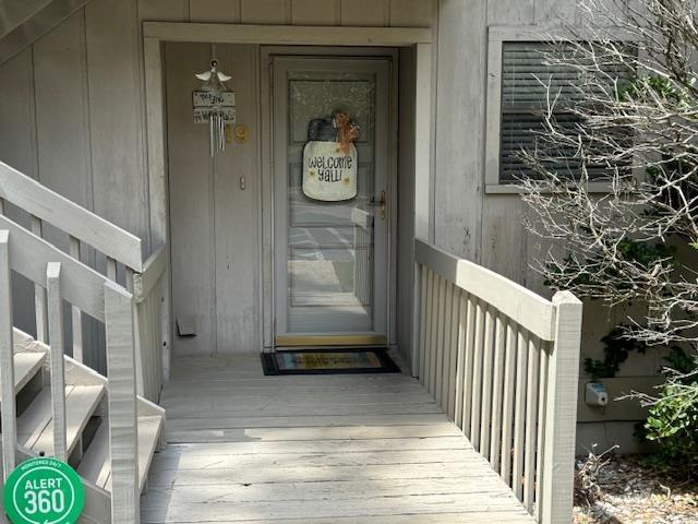 view of entrance to property