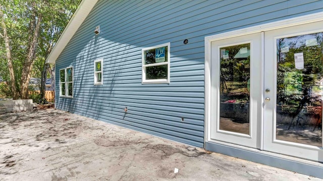 exterior space with a patio