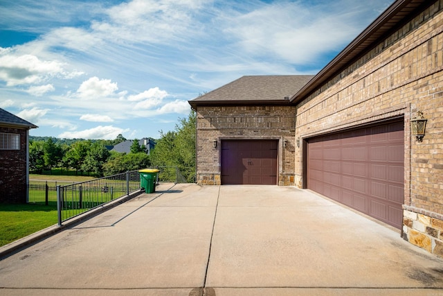 view of property exterior featuring a yard