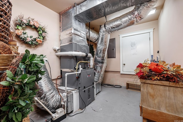 utility room featuring electric panel