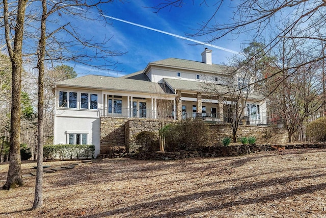 view of front of home