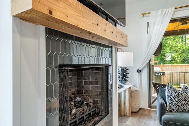 room details featuring wood-type flooring