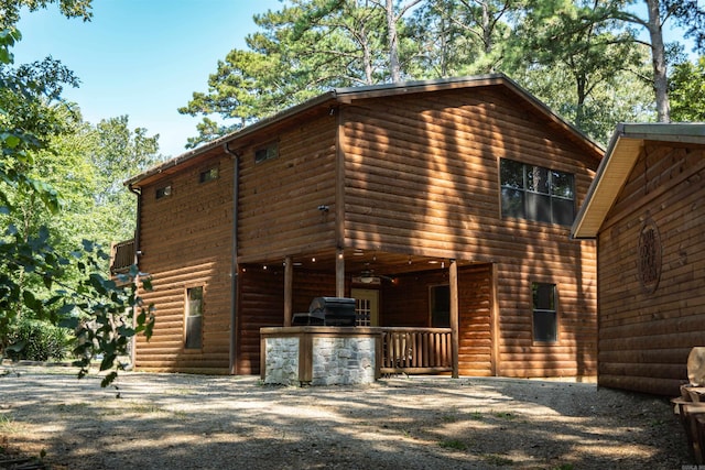 view of rear view of property