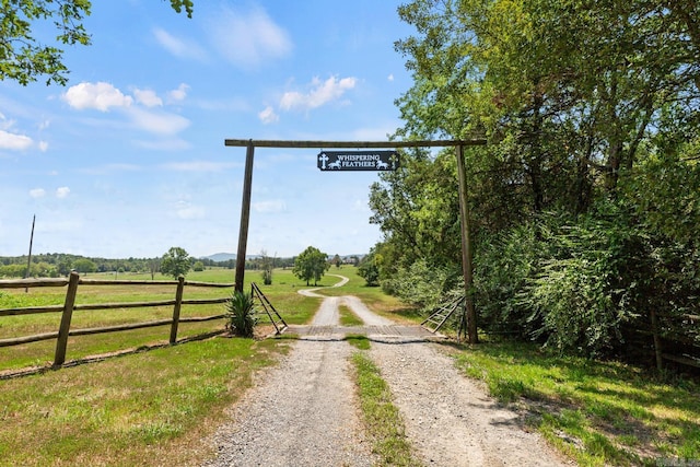 view of road