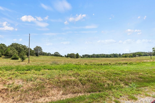 view of nature with a rural view