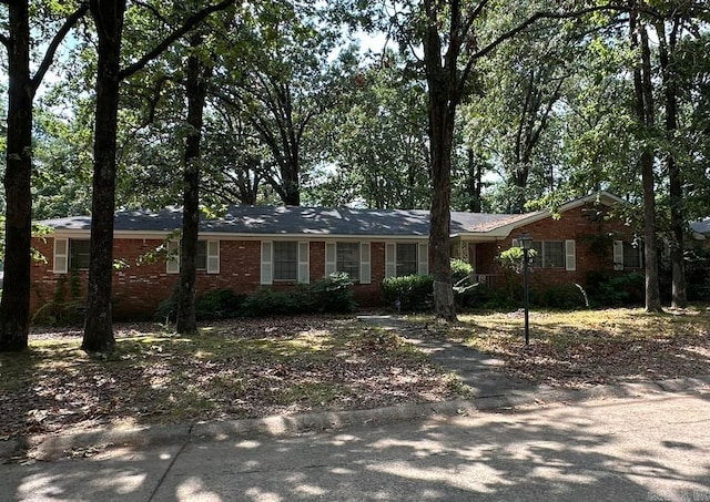 view of ranch-style home