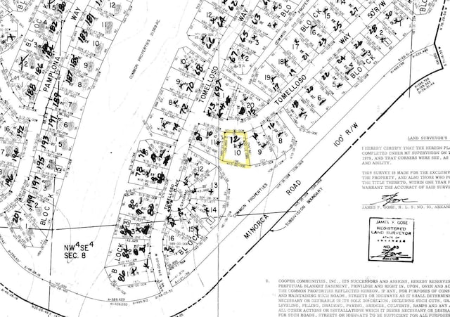 12 Tomelloso Way, Hot Springs Village AR, 71909 land for sale