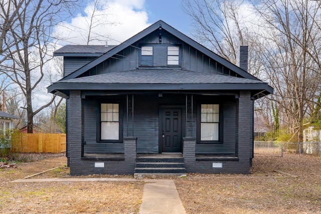 view of bungalow