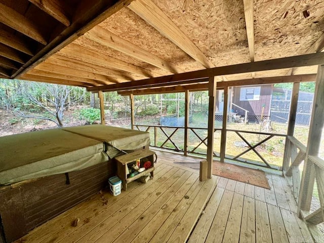1499 Sutterfield Rd, Fox, AR 72051 - view of wooden terrace