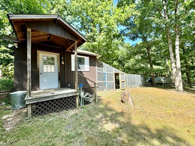 1499 Sutterfield Rd, Fox, AR 72051 - view of yard with an outbuilding