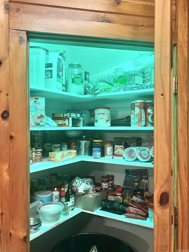 view of pantry