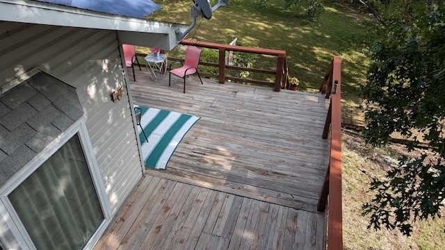 view of deck