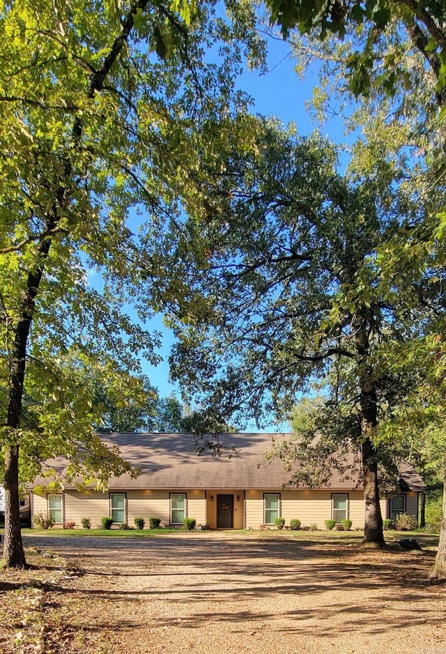 view of ranch-style house