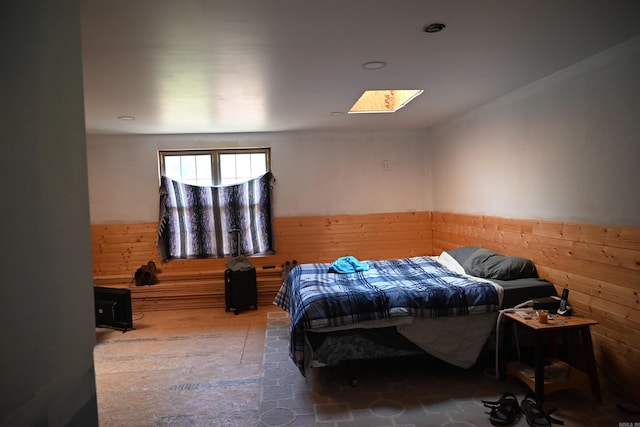 bedroom featuring wood-type flooring