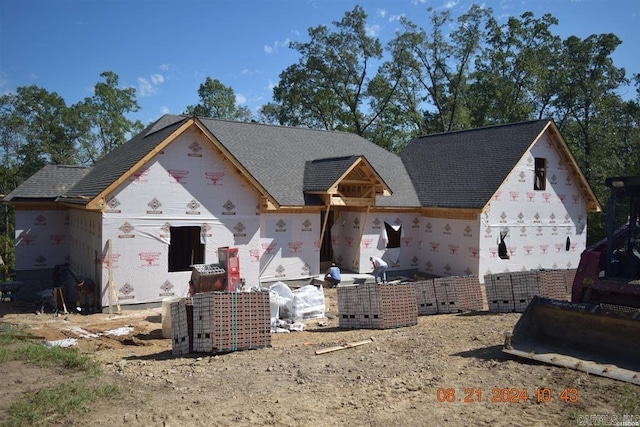 view of property in mid-construction