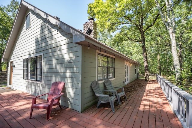 view of deck