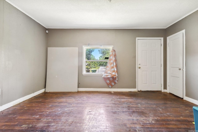 unfurnished room featuring wood-type flooring